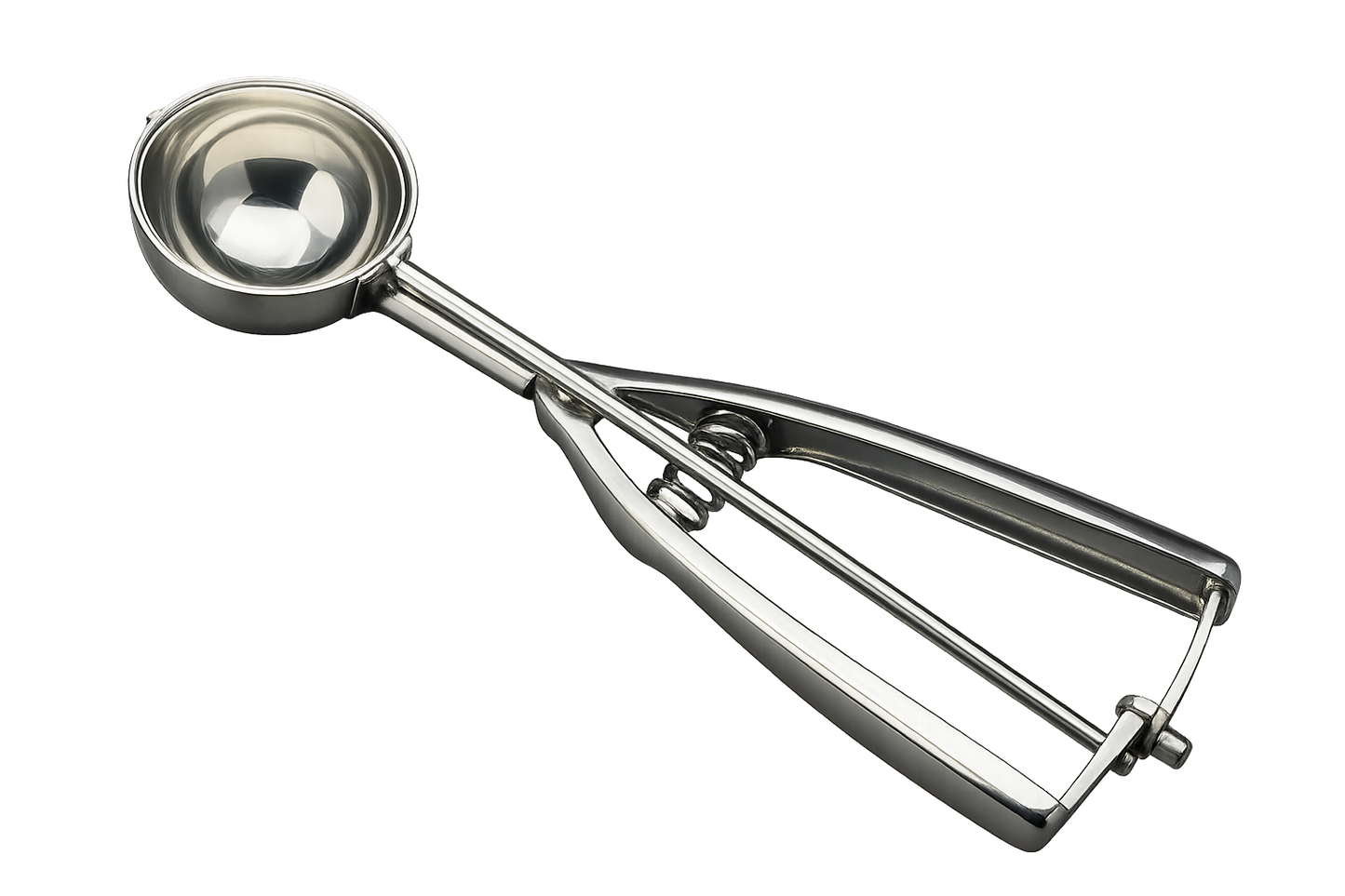 Elegant Stainless Ice Cream Server