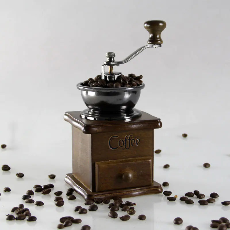 Compact Artisan Coffee Mill - Handcrafted Home Grinder