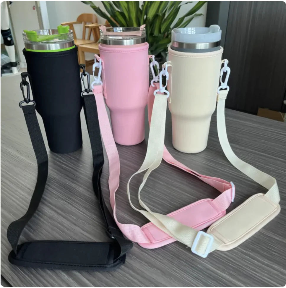 Stylish Portable Cup Cover with Handle