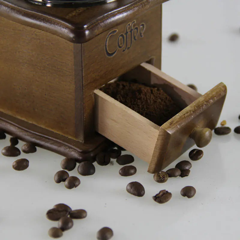 Compact Artisan Coffee Mill - Handcrafted Home Grinder