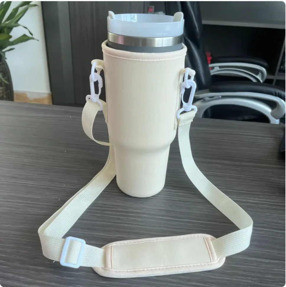 Stylish Portable Cup Cover with Handle