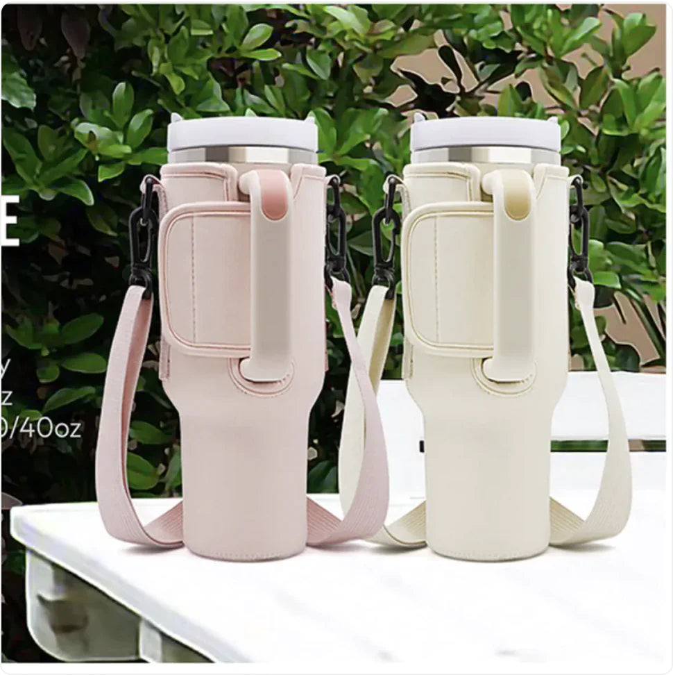 Stylish Portable Cup Cover with Handle