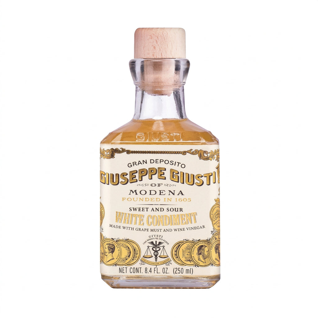 Giusti White Balsamic Vinegar Dressing Condiment - 8.45 fl oz