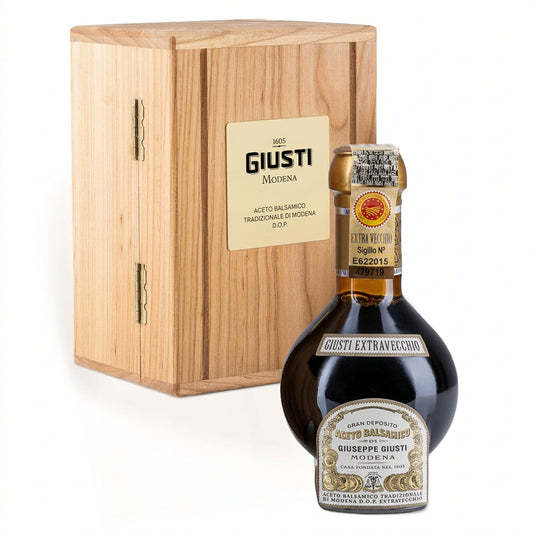 Giusti Traditional Balsamic Vinegar of Modena DOP Wooden Box - 3.4 fl oz