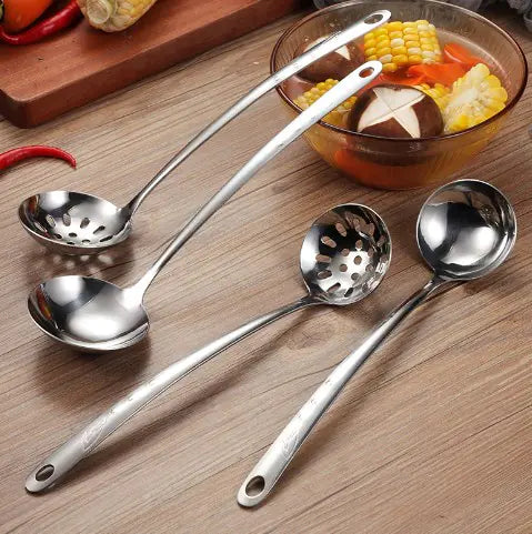 Dual Stainless Steel Skimming Spoons