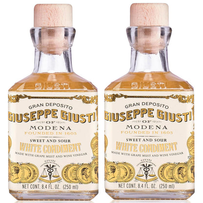 Giusti White Balsamic Vinegar Dressing Condiment - 8.45 fl oz