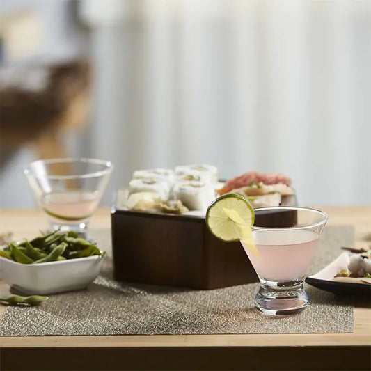 2-in-1 Martini & Dessert Glass Set