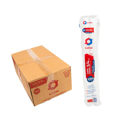 Katae Coffee cups, Cubano Mini disposable Colada, Cuban Style and espresso coffee cups 3/4 oz.
