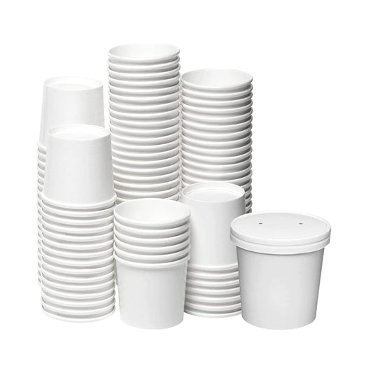 DHG Pro 250-Pack White Vented Food Containers 16oz