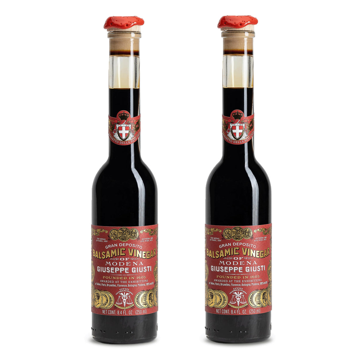 Giusti 3 Gold Medals Balsamic Vinegar of Modena IGP - 8.45 fl oz