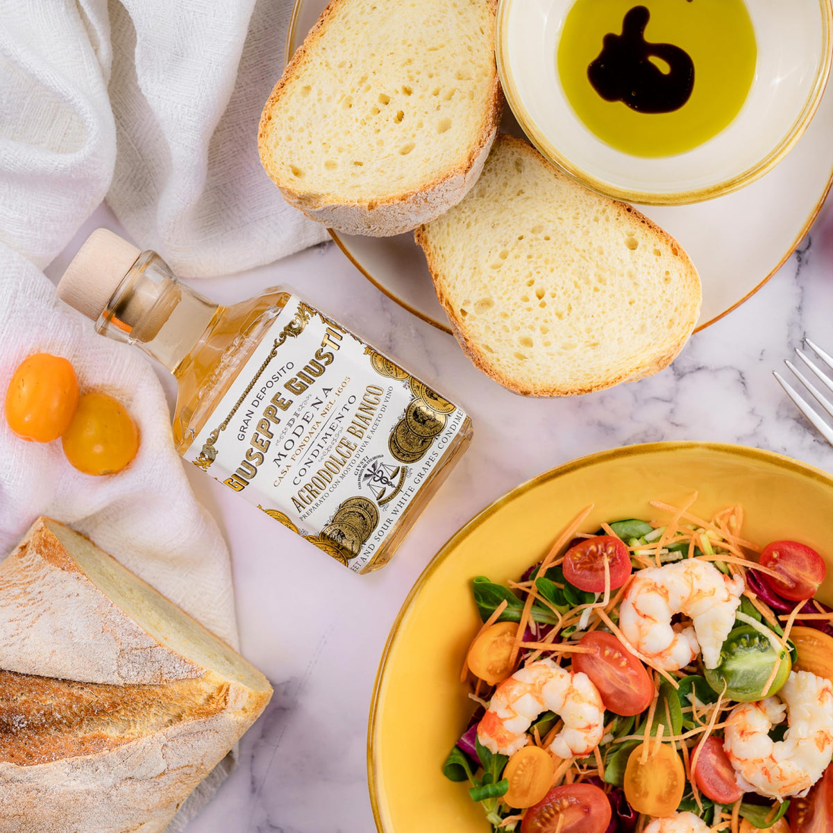 Giusti White Balsamic Vinegar Dressing Condiment - 8.45 fl oz