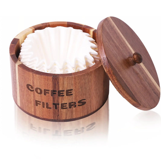 Acacia Wood Coffee Filter Stand